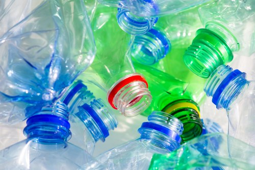 Recycling and donating items from a cleared house